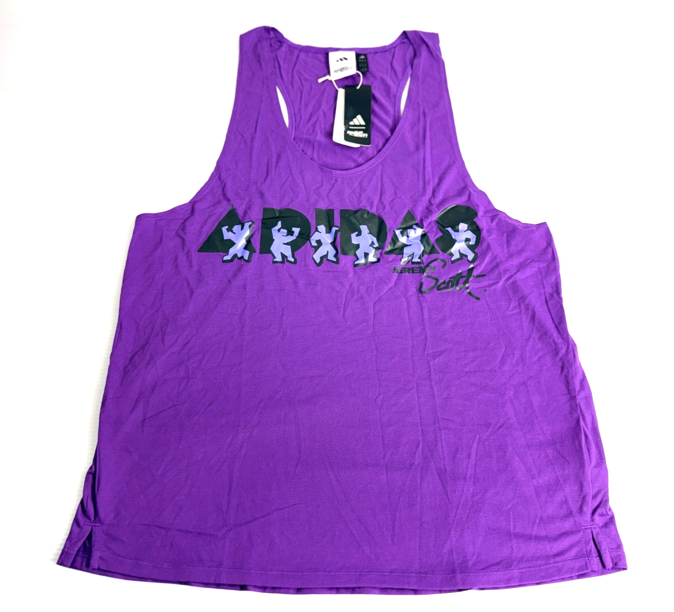 Adidas X Jeremy Scott Tank Top Active Purple Men`s Size XL JL7622 gallery