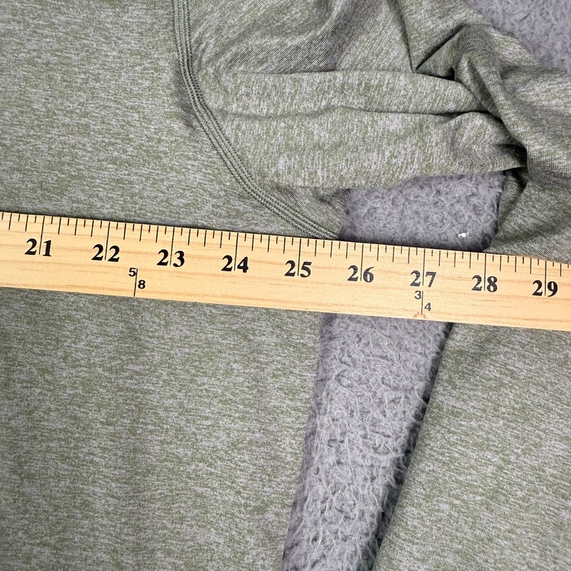 Lululemon Soft Jersey 1/2 Zip Pullover Mens 2XL Green Soft Gym Lounge Stretch gallery