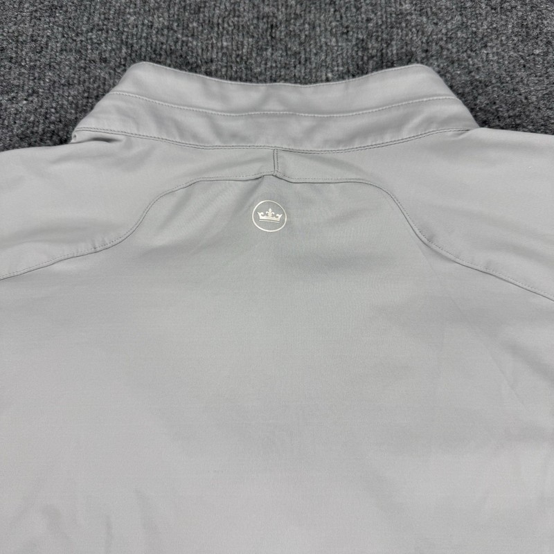 Peter Millar 1/4 Zip Pullover Mens 2XL Gray Featherweight Solar Cool Performance gallery