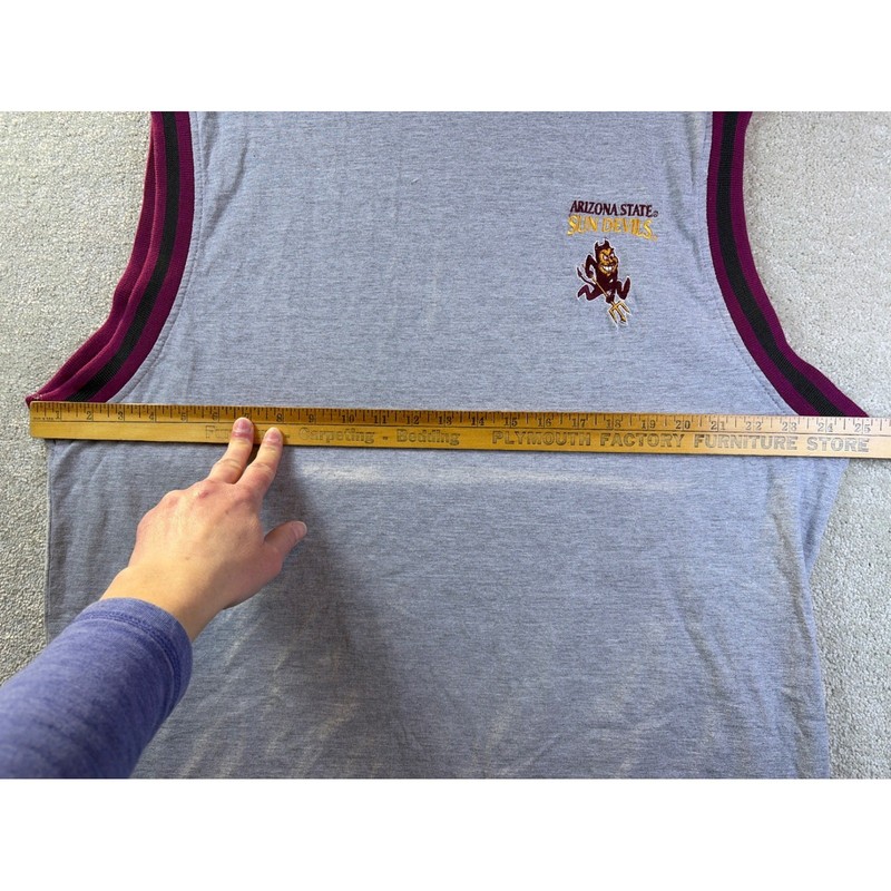 Vintage Starter Arizona State Sun Devils Tank Top Shirt Mens 2XL Sleeveless NCAA gallery