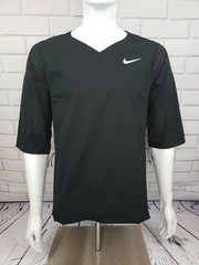Nike MLB Baseball Jacket Short Sleeve Shirt Cage Black – Size S (897383-010)