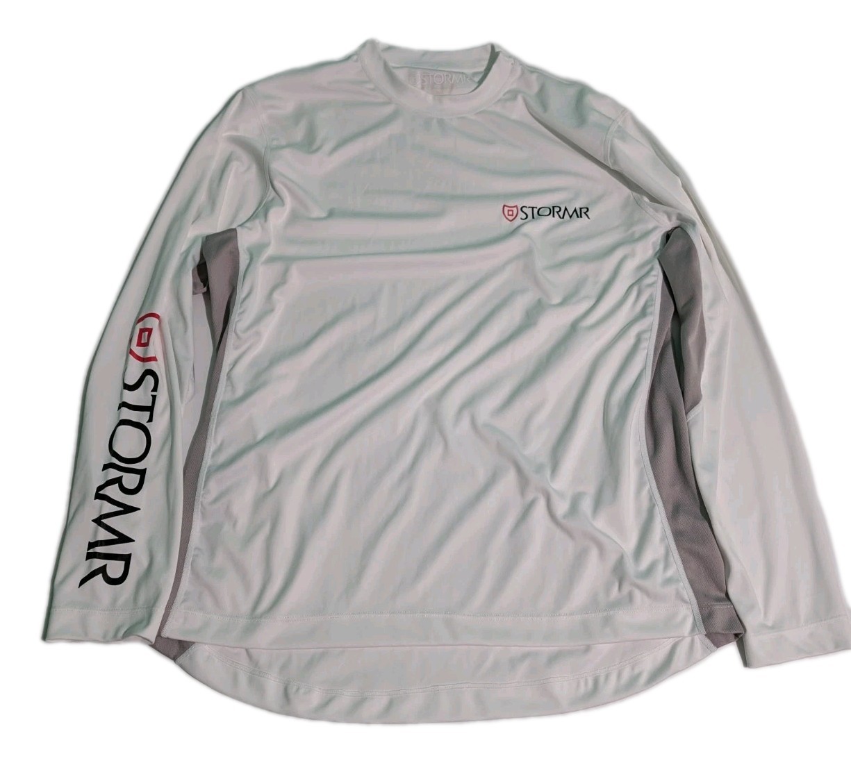 Stormr UV 50+ Shield Long Sleeve T Shirt Fishing Shirt White Sz M gallery