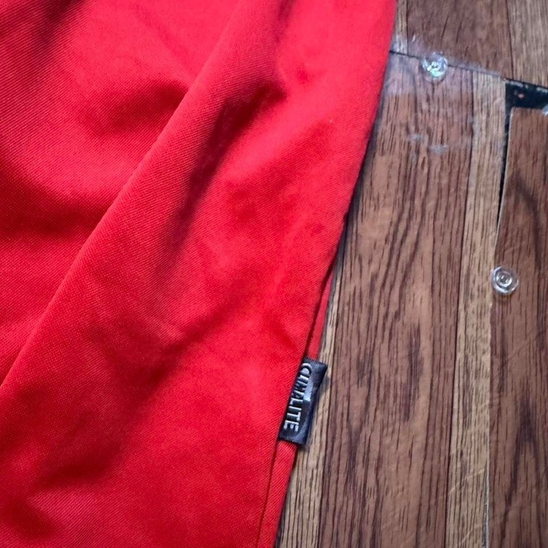 Adidas Red Vintage Lounge Retro Tech Jersey Shirt XL gallery