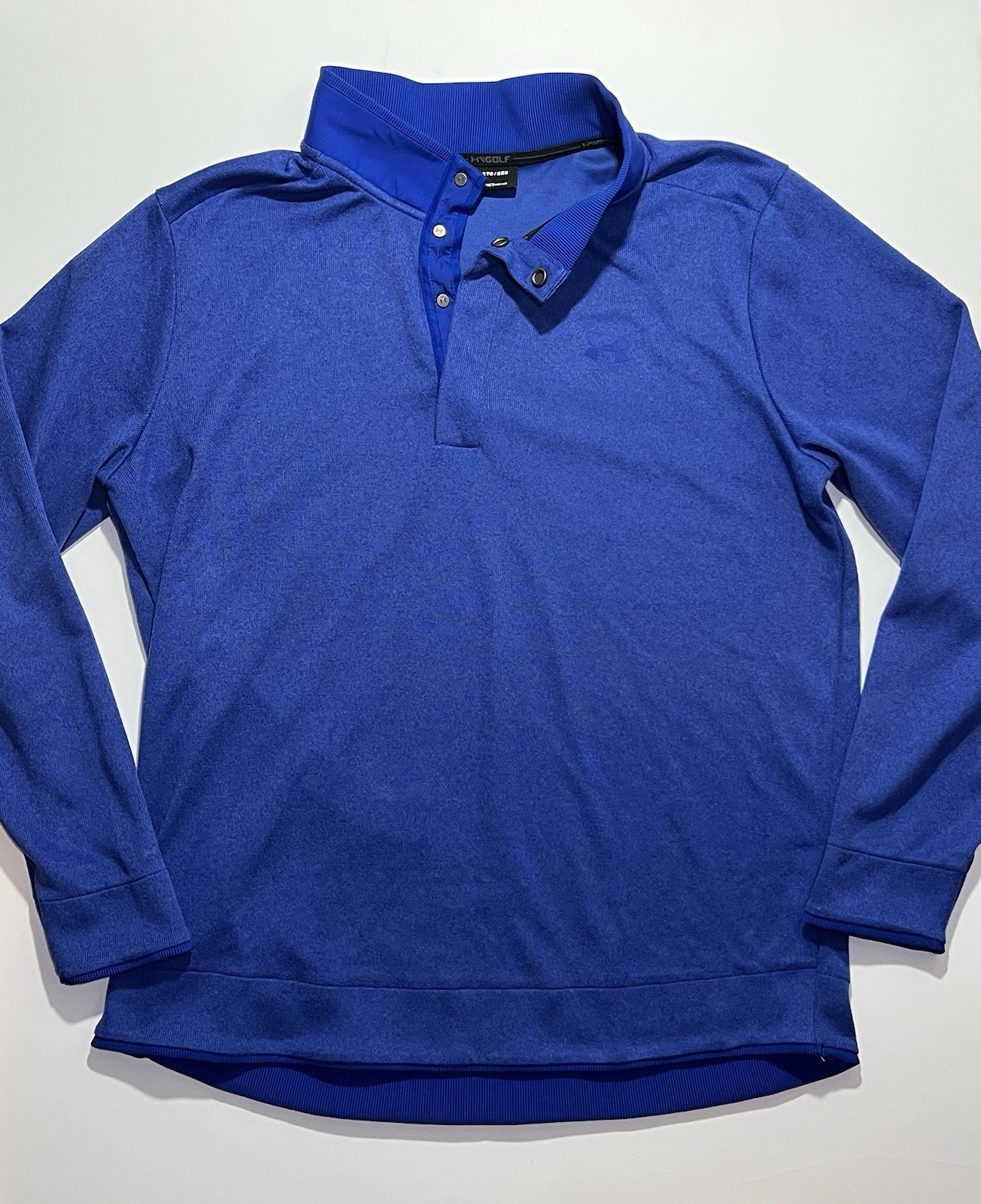 Under Armour Golf Storm 1/4 Button Pullover Sweater, 2XL, Loose Fit, Blue gallery