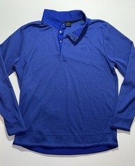 Under Armour Golf Storm 1/4 Button Pullover Sweater, 2XL, Loose Fit, Blue