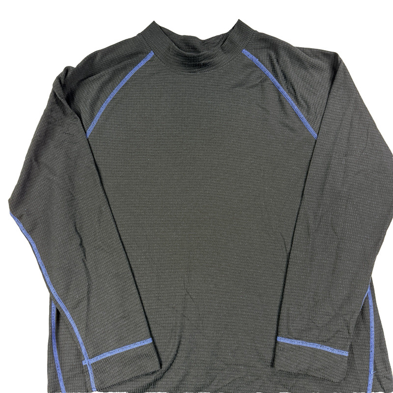 Mens Russell Dri Power 360 Long Sleeve Training Shirt Black Blue Size Large gallery