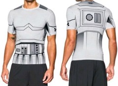 Under Armour Star Wars Storm Trooper Heat Gear Compression T-Shirt XL NWT $59.99