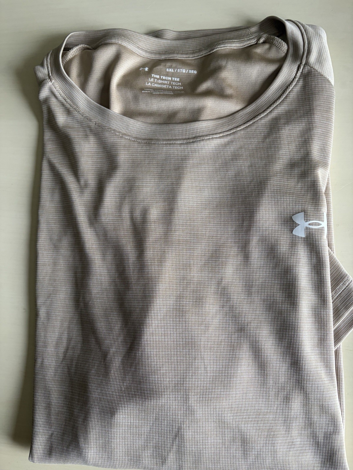 Under Armour Tech Tee Men's 5XL Gray Short Sleeve Crew Neck Loose Logo gallery