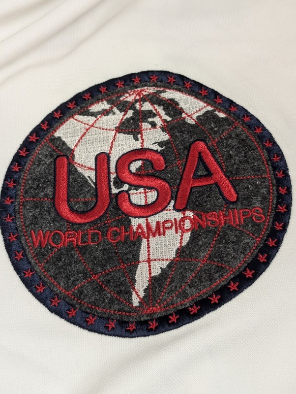 Vintage Veezo Wear USA World Championships Jersey New York XL Snap gallery