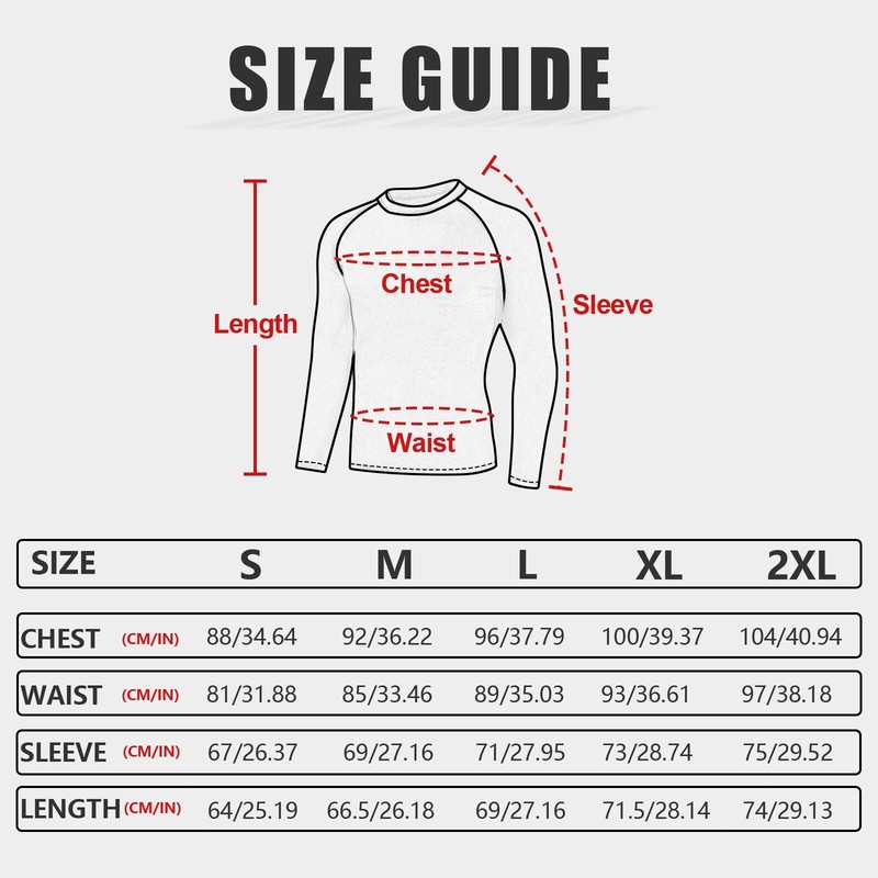 Men's Athletic Long Sleeve Compression Shirts Dry Fit Sports Gym Shirts Workout gallery