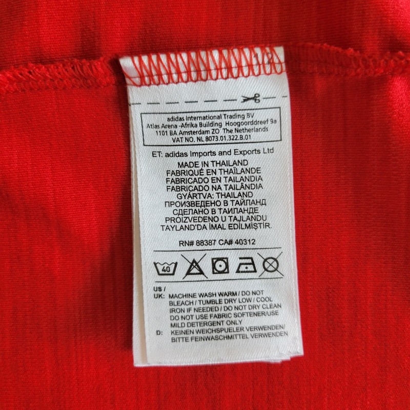 Adidas 3 Stripes Basketball Heathered Red Tank-Top Size Small gallery