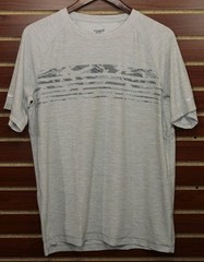 Old Navy Go-Dry Breathe ON Mens T-Shirt Gray Active Gym Tee M