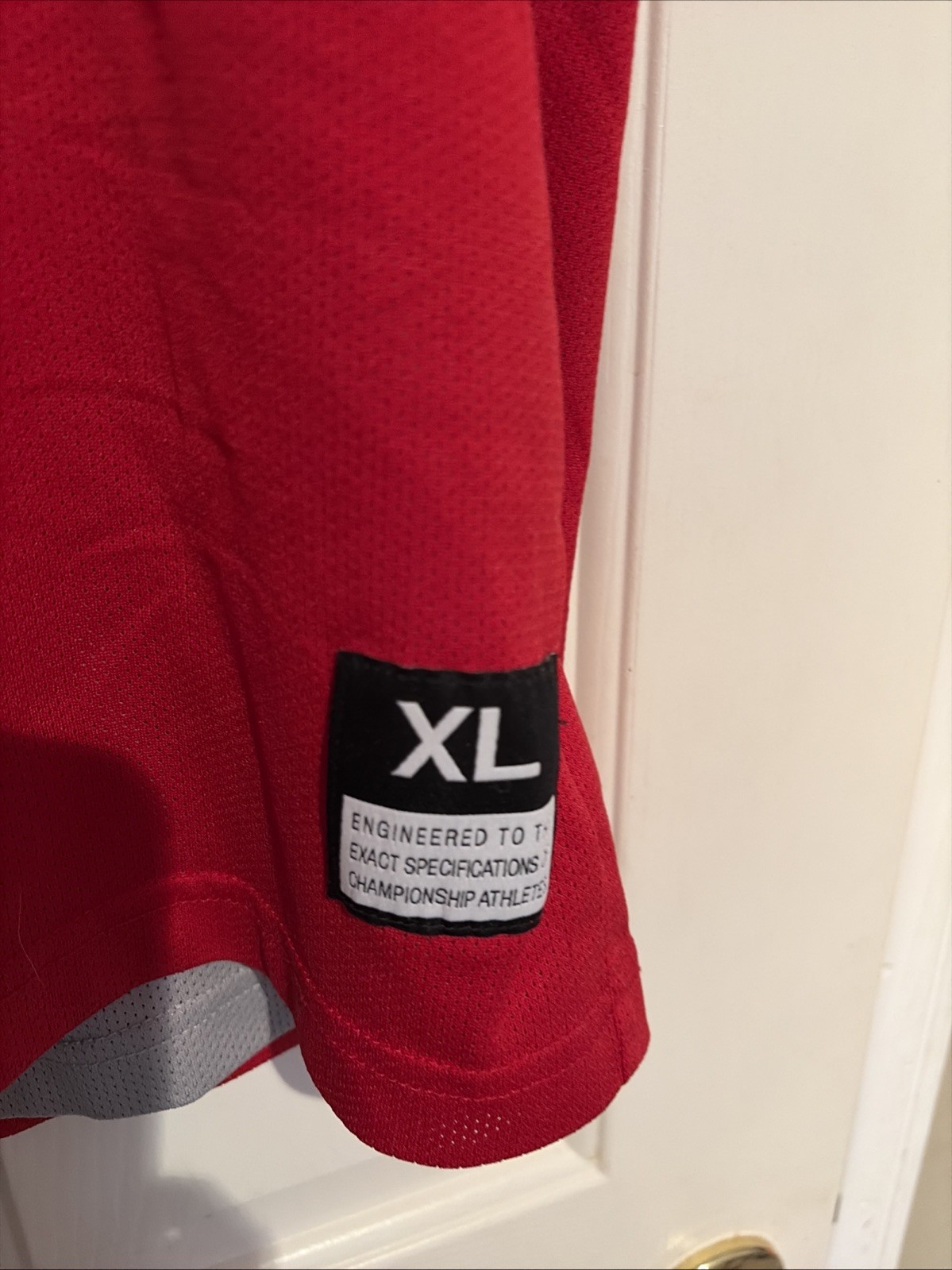 Men’s Nike Team Jumpman Practice Reversible Jersey  Red/Grey Size XL gallery