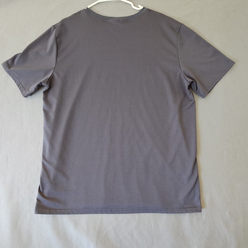 Project Rock XL T-shirt Mens Large Gray Gym Workout Training Front Graphics gallery