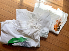 Nike Tennis Logo FitDry Size 2XL UNIQUE TSHIRT LOT of 3 NEW WITH TAGS