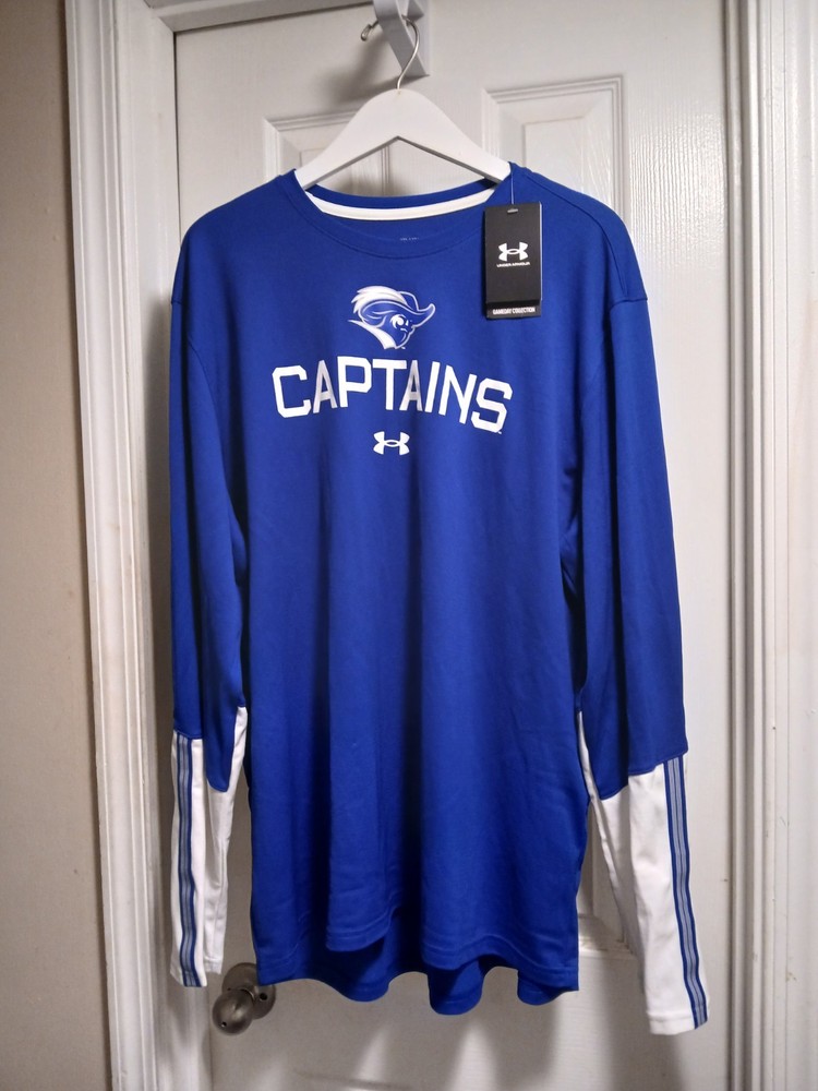 Under ARMOUR CNU Christopher Newport Captains TOP SHIRT LONGSLEEVE SZ.2 XL