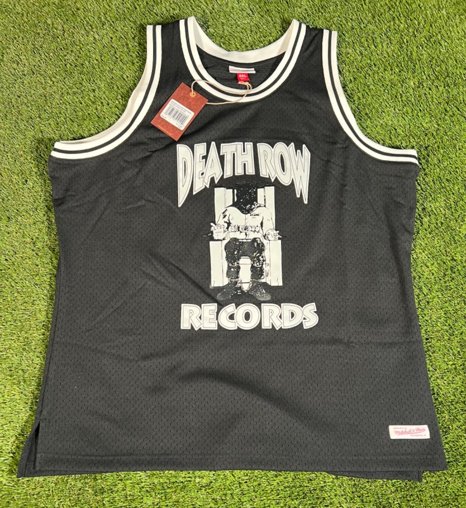 New Deaath Row Records x Mitchell & Ness 50 Years Hip Hop Basketball Jersey