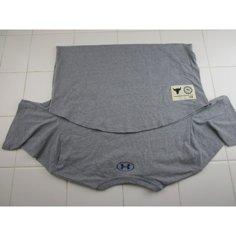 Under Armour Project Rock Champions Iron Paradise Gray Shirt Men's Small gallery