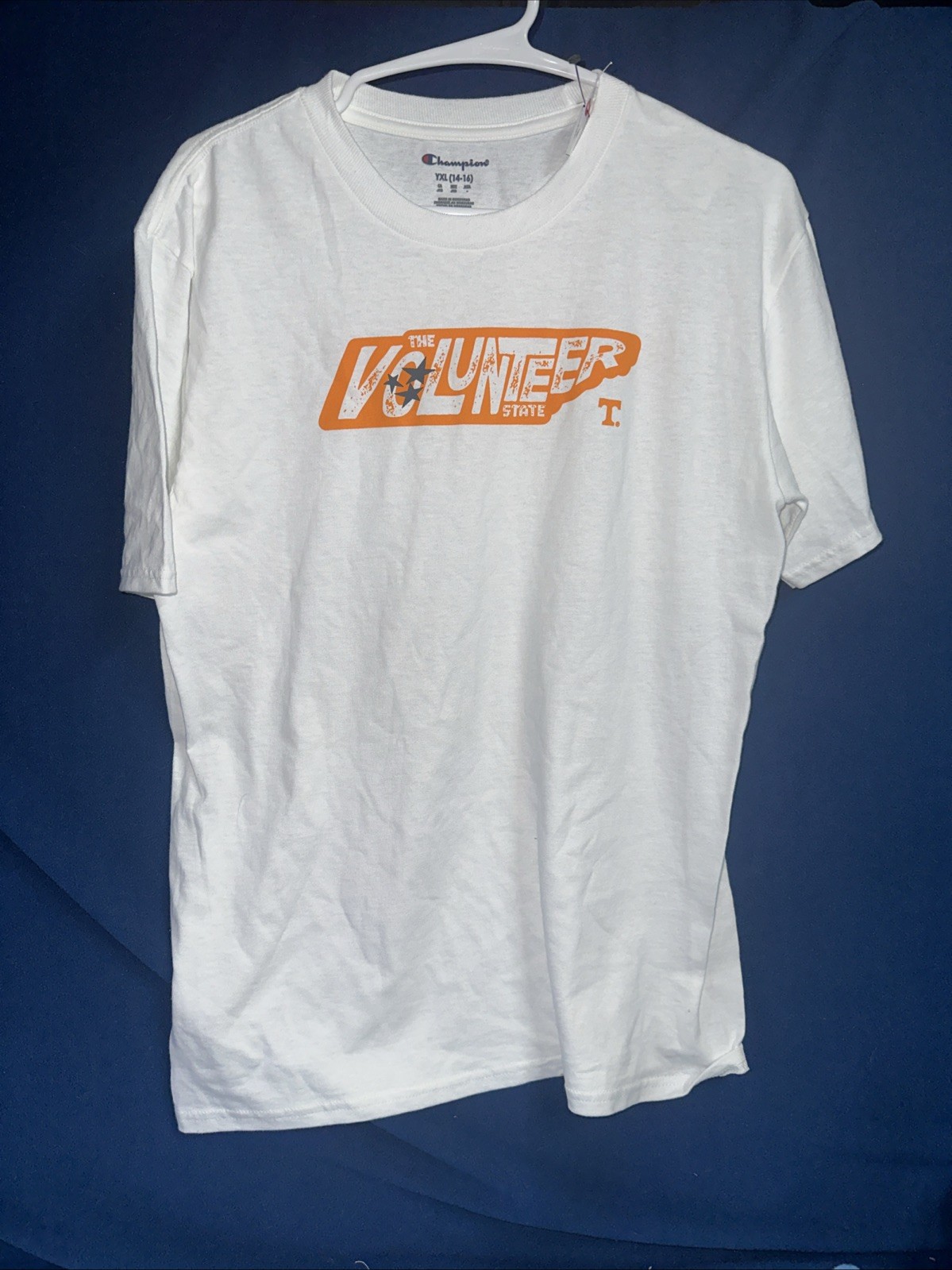 TENNESSEE VOLUNTEERS Official University Activewear White T-Shirt Size YXL gallery