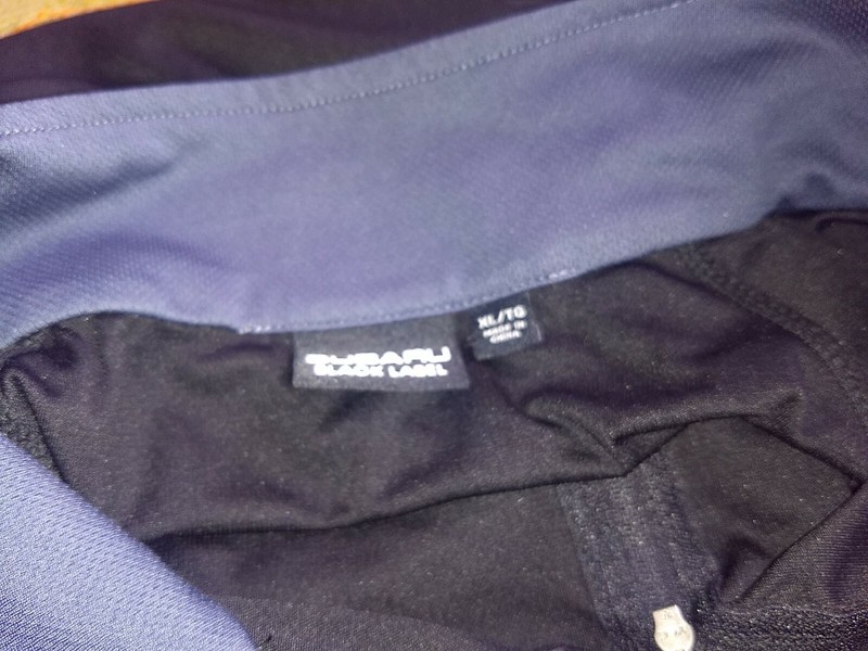 Subaru Black Label PulloverMens Quarter Zip Athletic Driving XL 1/4 Mock gallery