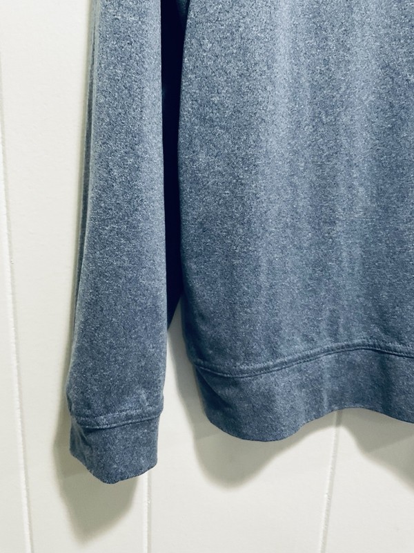 Johnnie-O Men's Bluish Gray Performance 1/4-zip Golf Pullover Size Large EUC gallery