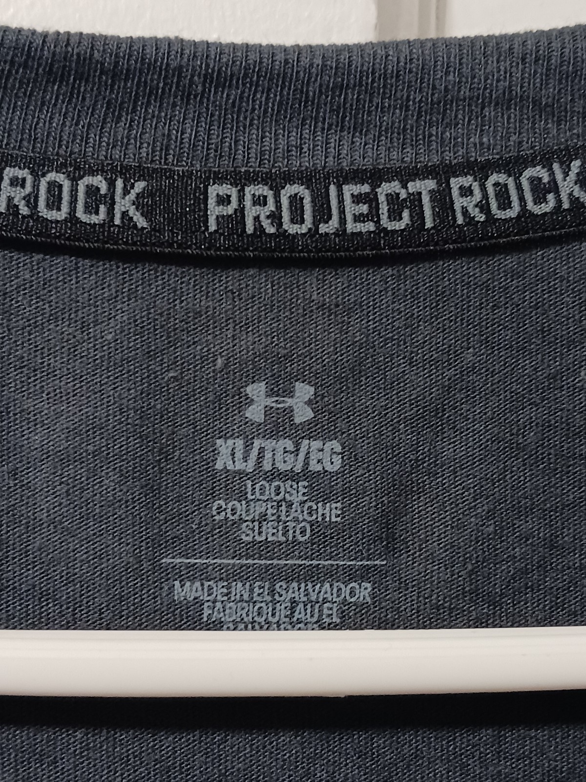 Under Armour Project Rock Respect Black T-Shirt Mens Size XL Tee NEW gallery