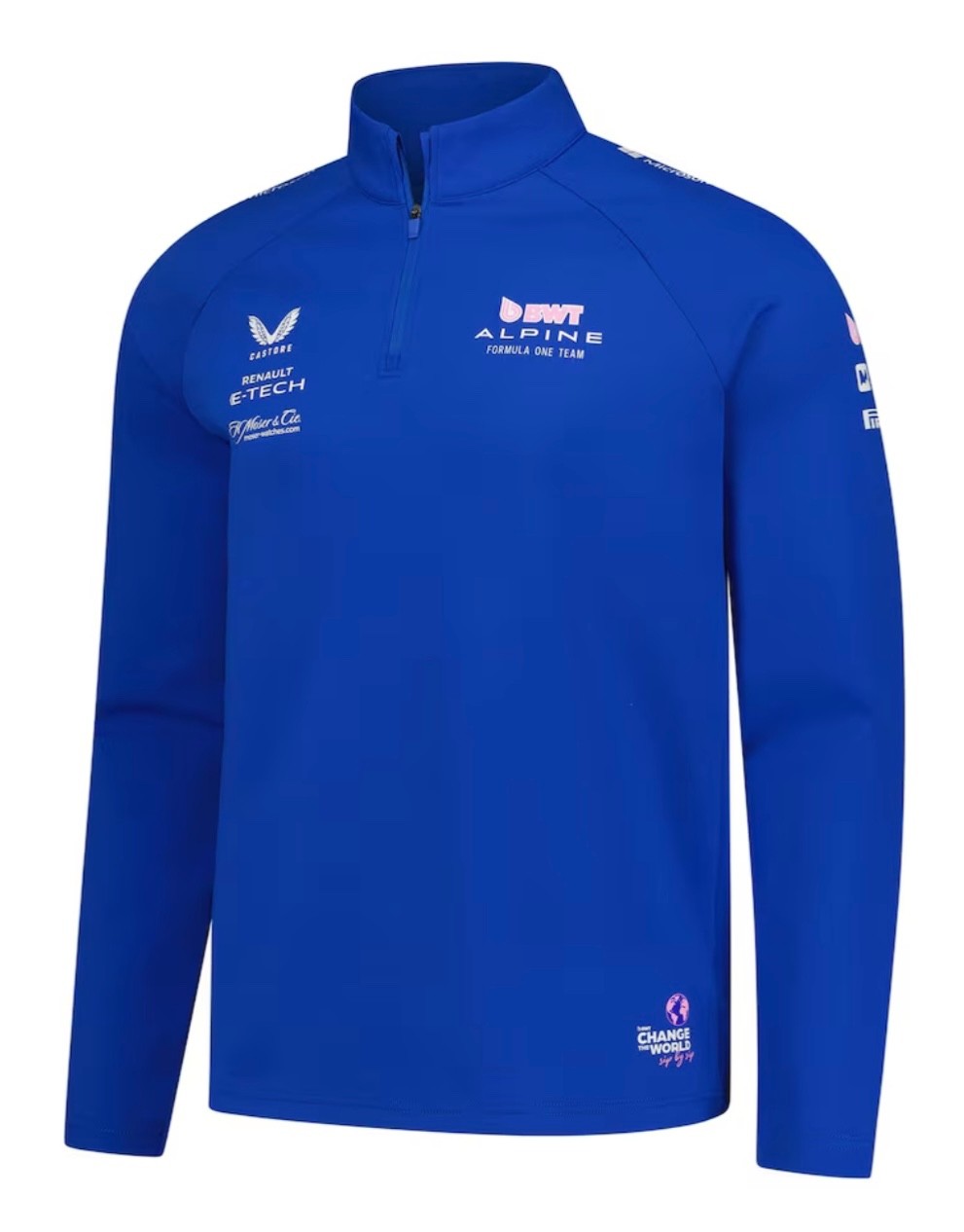 Mens Alpine F1 Racing 1/4-Zip Pullover. Licensed. Size L. NEW (no tags). gallery