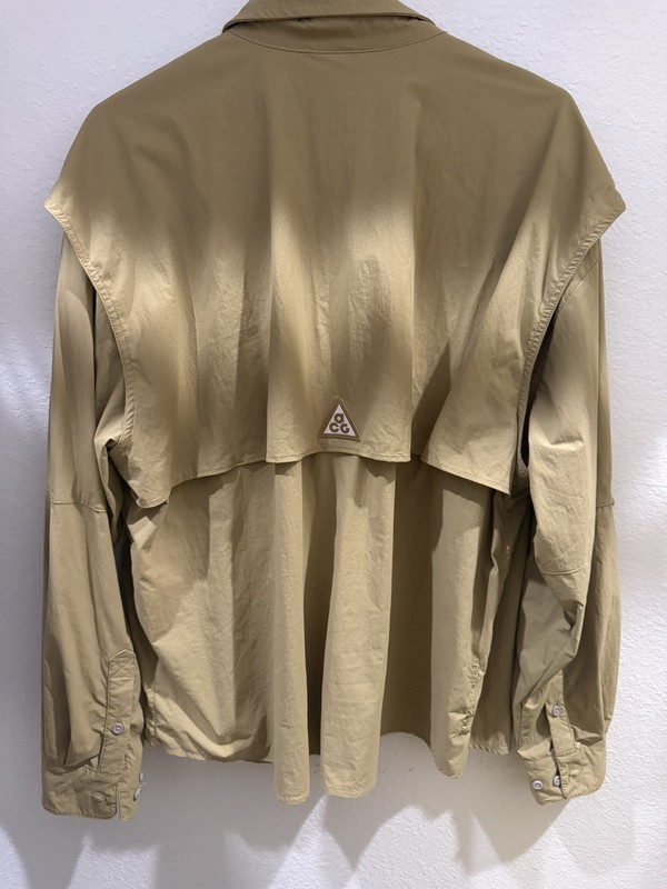 Nike ACG Orb Weaver Dri-FIT ADV UV Long Sleeve Shirt Beige/Black Men’s Sz L gallery