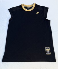 Nike Vintage Jersey Mens Large Black Swoosh Mesh Supreme Court East West