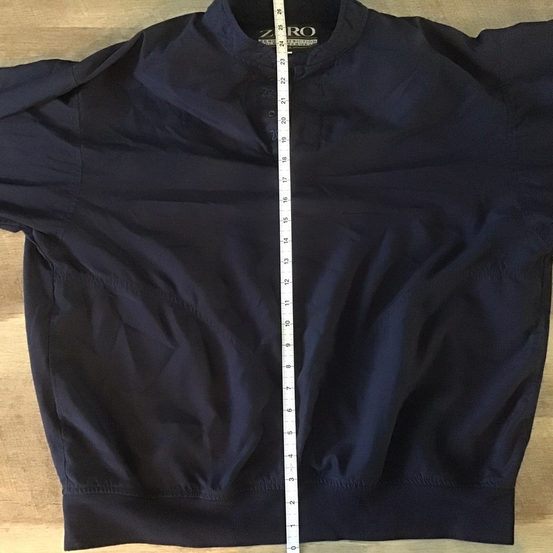 Zero Restriction Mens Large Golf Outerwear 1/4 Snap Pullover Windbreaker gallery