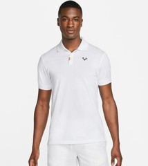 Nike The Nike Polo Rafa Slim Fit Shirt Mens XL White DD8532-100 Dri-Fit NEW