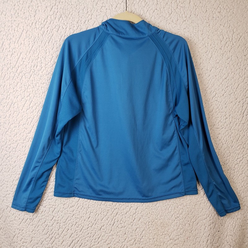 Champion Duo Dry 1/4 Zip Pullover Mens XL Blue Performance Athleisure Casual gallery