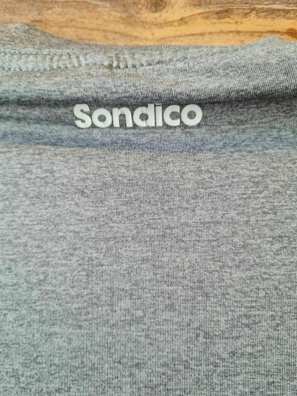Sondico Men's Grey Long Sleeve Athletic Base Layer Training Top XS Gym Wear gallery