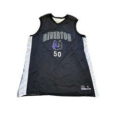 Shirts & Skins Basketball Jersey Mens XL Black Reversible Riverton 50 Excellent