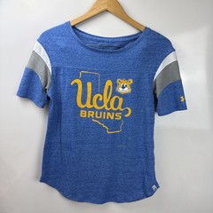 UCLA Bruins Under Armour Shirt Womens Xs Blue Short Sleeve Stripes Scoop Neck