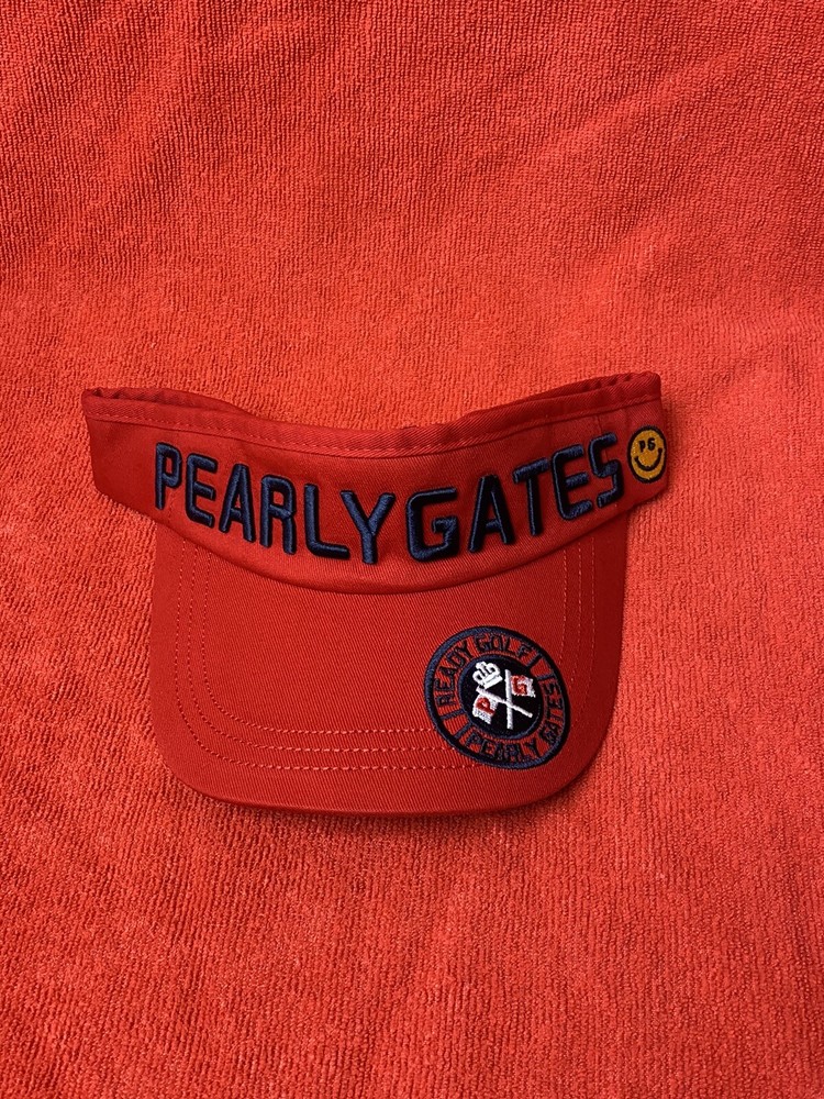 PEARLY GATES Ready Golf PG PGA Malbon EMBROIDERED Red Visor OSFM Golfer Tour