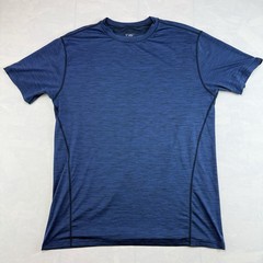Born Primitive Athletic Shirt Men Large Blue Performance Workout Tee