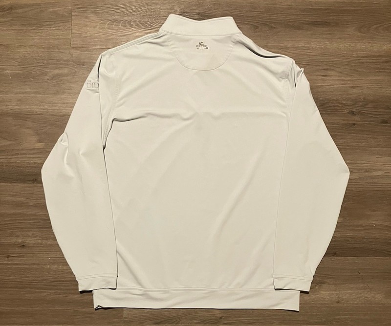 Peter Millar Perth 1/4 Zip Pullover Men’s 2XL Gray Performance Golf gallery