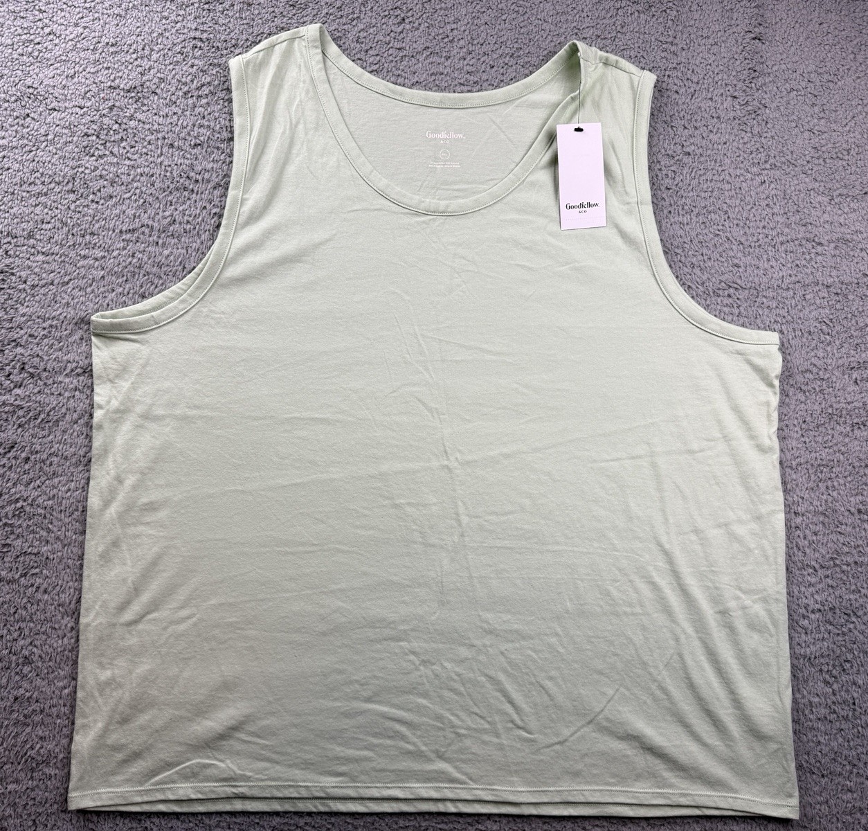 Goodfellow & Co Tank Top Mens XXL Mint Green Standard Fit Sleeveless Casual gallery