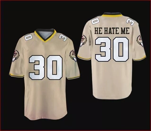 Throwback He Hate Me Rod Smart #30 Movie Men's Football Jersey Stitched 3 Colors gallery