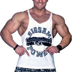 BIG SM EXTREME SPORTSWEAR muscle shirt tank top armpit shirt bodybuilding 2034
