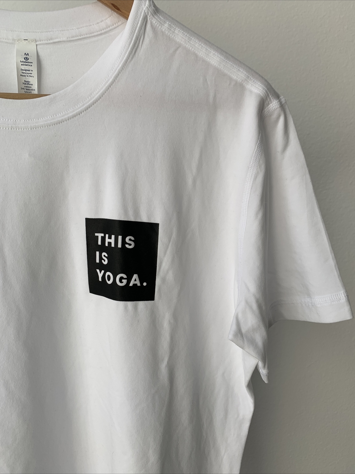 Lululemon 5 Year Basic T *TIY NWT Sizes M L XL White Vitasea Cotton Tee Shirt gallery
