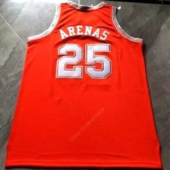Retro Gilbert #25 High School Basketball Jersey Agent Zero Orange Embroidered