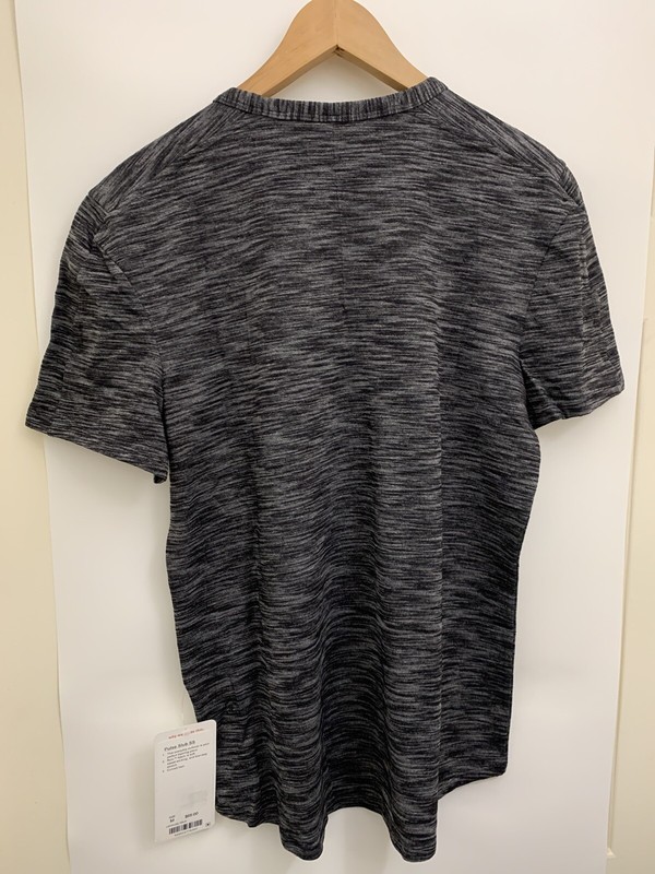 Lululemon Pulse Slub SS Tee NWT Sizes M L XL HBLK Heathered Black Grey Rulu gallery