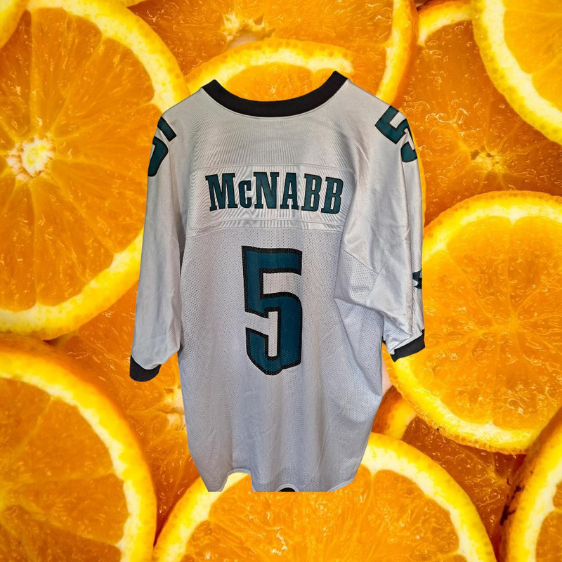 Reebok White Eagles Jersey Number 5 McNabb Size 2XL gallery