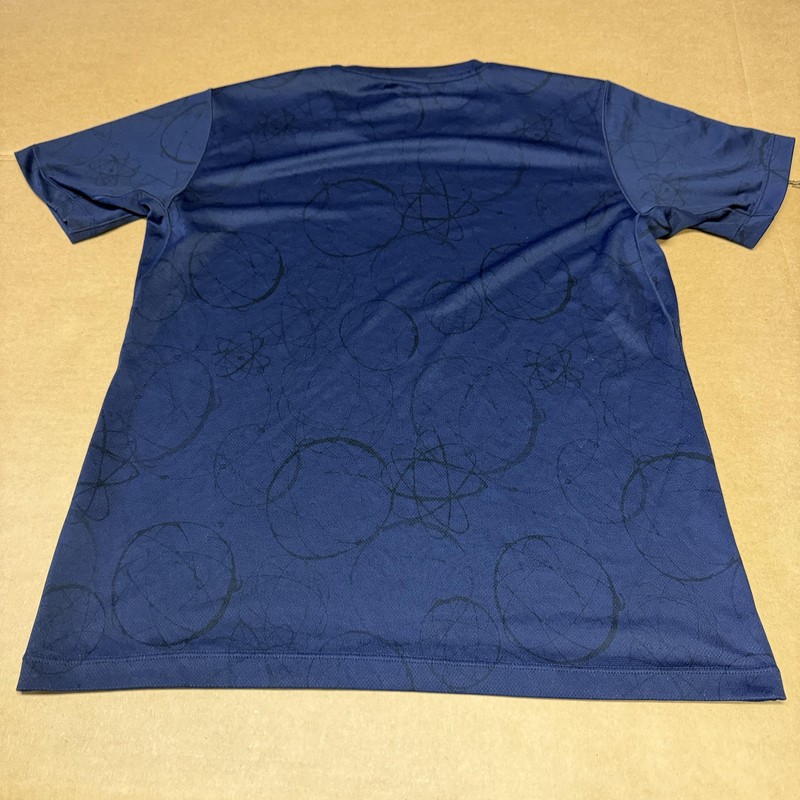 Futura X Uniqlo DRY-EX Shirt Mens Medium Blue Geometric Print Quick Dry Tee gallery