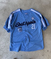 Vintage 90s SouthPole Y2K Baseball Jersey All Crew Hip Hop XL