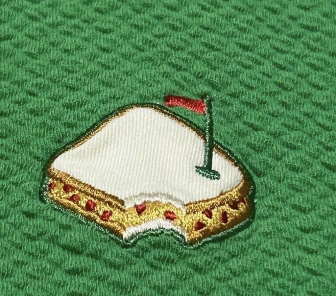 Pins And Aces Masters Green 2004 Colorway 1/4 Zip Collar Jacket Waffle NIP XL gallery