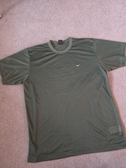 Vintage 90s Y2k Dark Green Nike Plain Mesh Jersey Mens XL Orange Tag Swoosh