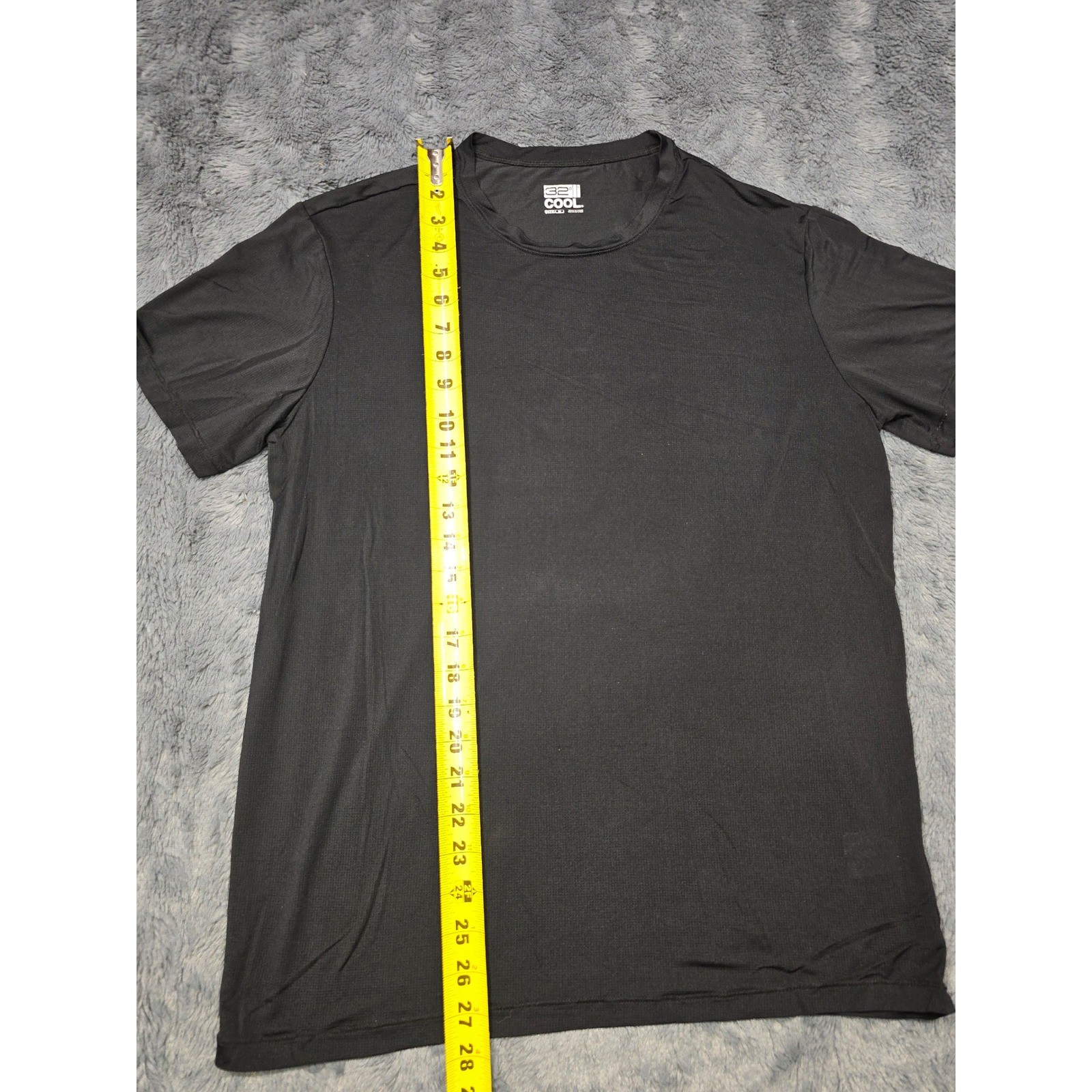 32 Degrees Cool Mens Short Sleeve Active T-Shirt Black Size M 0204 gallery